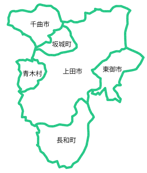 上田地区地図